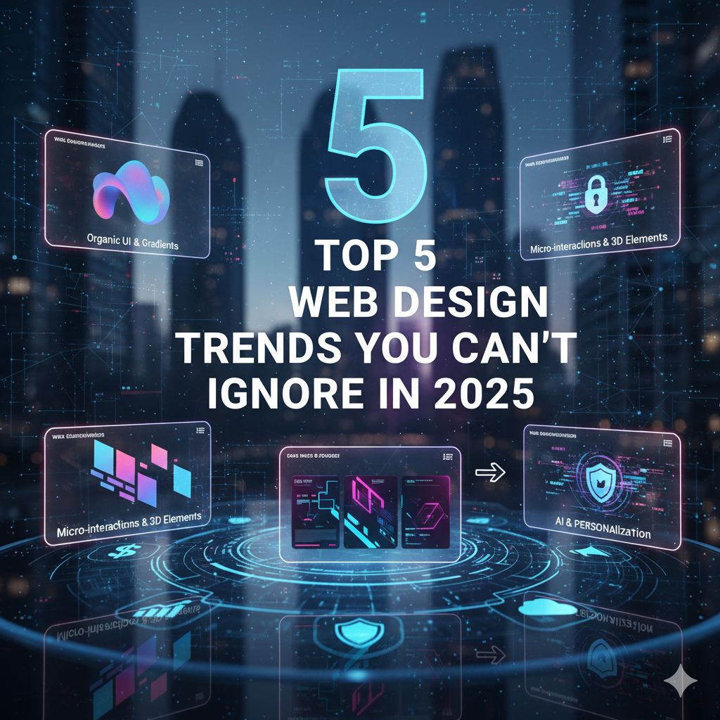 Top 5 Web Design Trends You Can’t Ignore in 2025